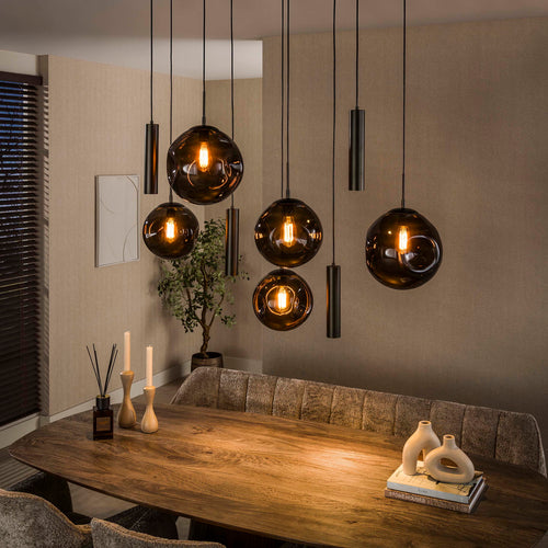 Giga Living Hanglamp Stellar Pendel - Bruin Metaal - 135x60x150cm