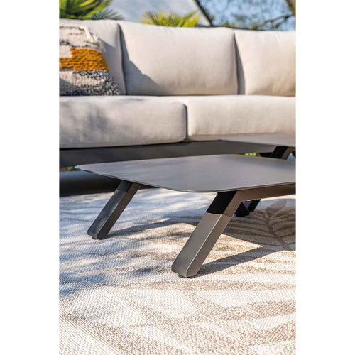 Garden Impressions hoek loungeset Medellin donker grijs 5-delig