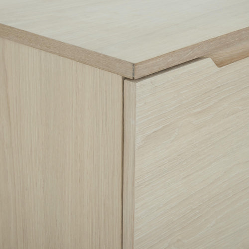 Furnhouse 4-deurs dressoir Kerteminde - Witte olie - MDF, eikenfineer - 45x213x80