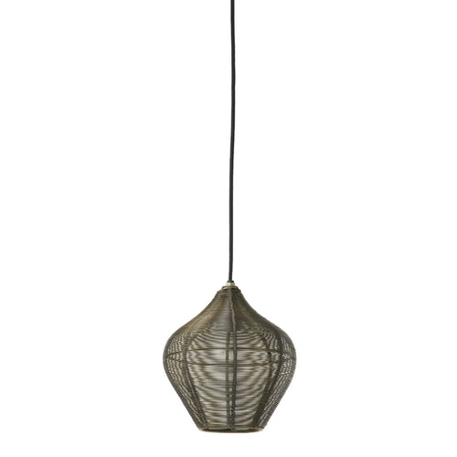 Light & Living hanglamp  - brons - 20x20x22 cm