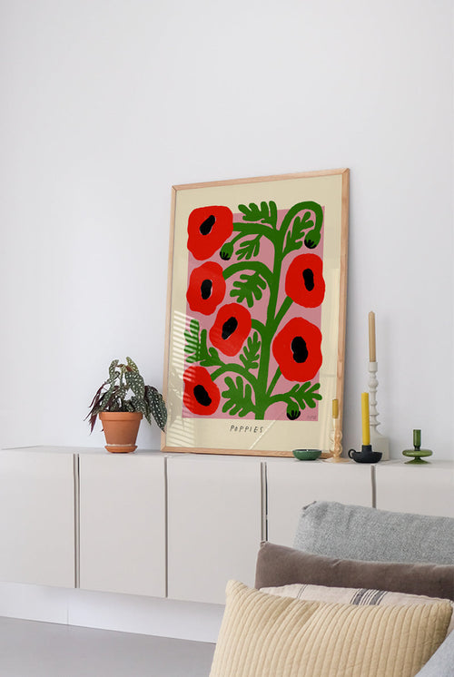 Madelen - Poppies - PSTR studio Kunst Poster - vtwonen shop