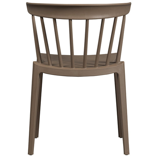 WOOOD tuinstoelen Bliss - Plant Fiber - Bruin Melange - Set van 6