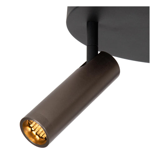 Lucide plafondspot GRADO - 3xGU10 (MR11) - Grijs ijzer