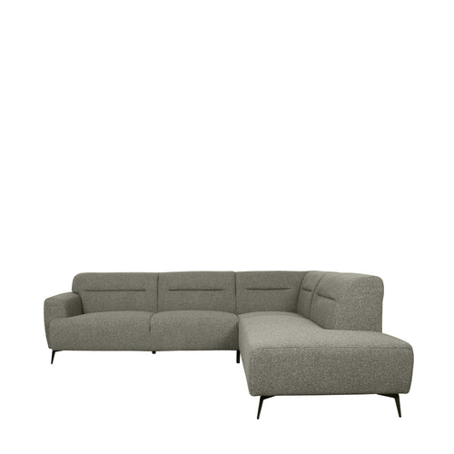 LABEL51 Hoekbank Bolzano Rechts - Grijs Bouclé - 270x227x80cm