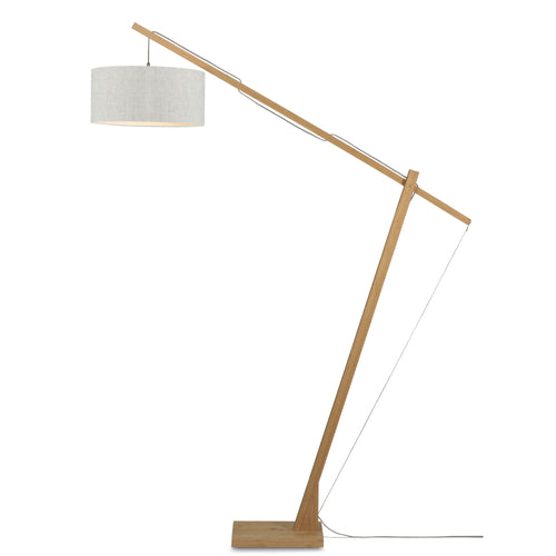 GOOD&MOJO vloerlamp Montblanc - bruin - Ø47cm - vtwonen shop