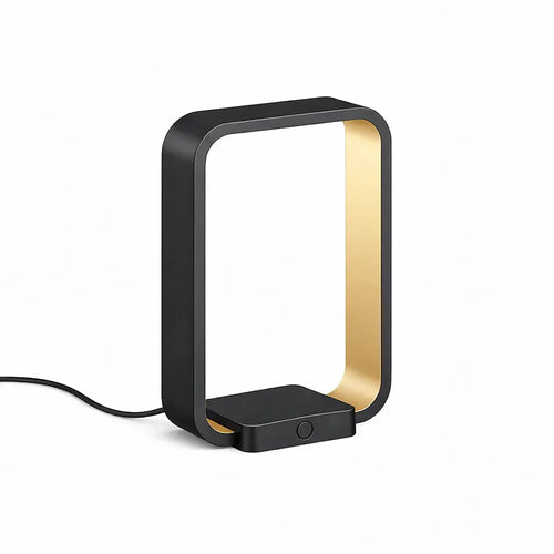 Artdelight tafellamp Modesto - 1 lichts - 7.5  x 20   cm - zwart goud