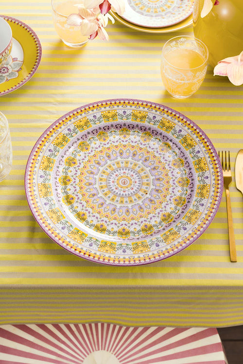 Pip Studio - Borden - Lily & Lotus - Moon Delight - Geel - 32 cm - Set van 2