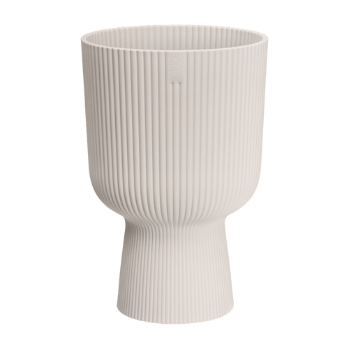 elho vibes fold coupe 30 linnen wit | Bloempot | Geschikt voor binnen