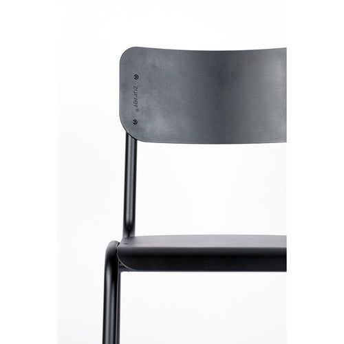 Zuiver Back To School Tuinstoel Zwart - Set van 2 - vtwonen shop