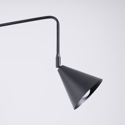Sollux Lighting Wandlamp NOX zwart - 14x61x30cm
