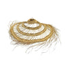 NOA MAY Hanglamp Oasis - natural - zeegras - Ø 75 x h 10 cm