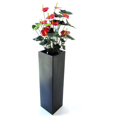 Maxifleur Anthurium deluxe kunstplant 80cm - rood