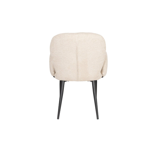 Housecraft Living Alaz Eetkamerstoelen met armleuning Off-white - Set van 2