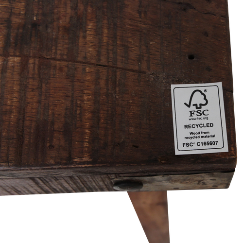 Raw Materials inklapbare eettafel - FSC gerecycled hout - 165x75x76 cm