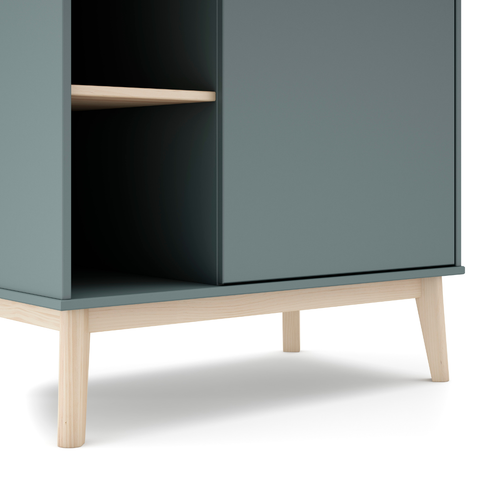 Calicosy - SIMON Garderobe - Wit - 90x52x181 cm