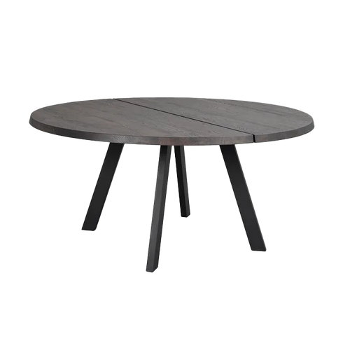 Rowico Home Fred houten eettafel donkerbruin - Ø 160 cm - vtwonen shop