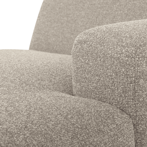 WOOOD chaise longue bank rechts Mojo Base - Bouclé - Beige - 74x112x162
