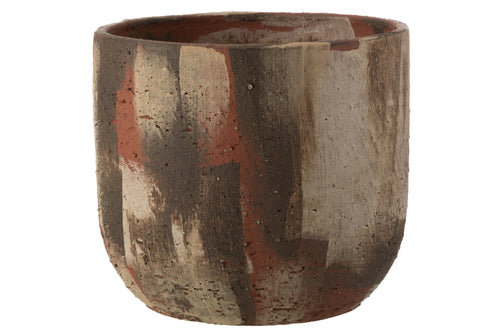 J-Line bloempot Miltos - keramiek - mix - extra large - Ø 36 cm - vtwonen shop