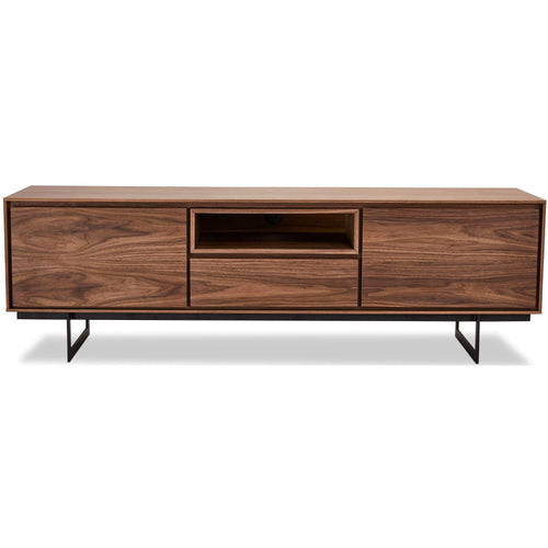 Furnhouse tv-meubel Tokyo - Amerikaanse walnoot - MDF, Amerikaans walnootfineer - 45x160x50