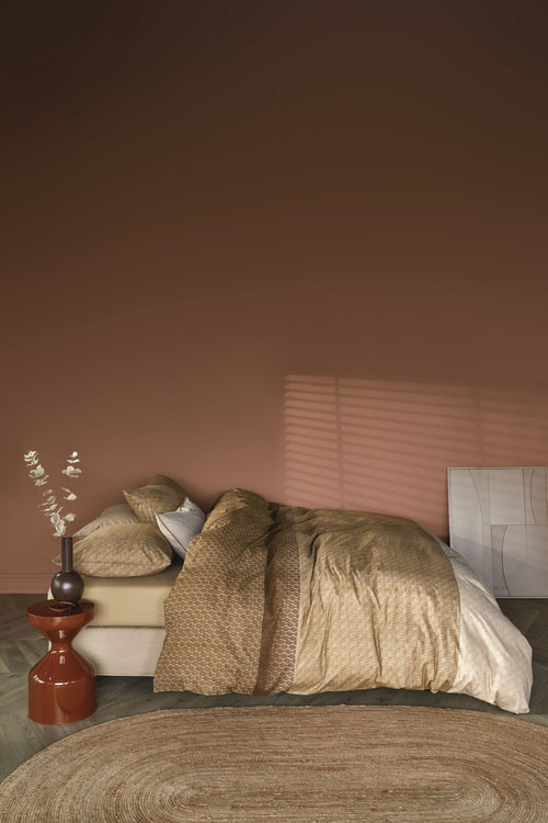Beddinghouse Dekbedovertrek Sanna - 200 x 200/220 cm - Terra