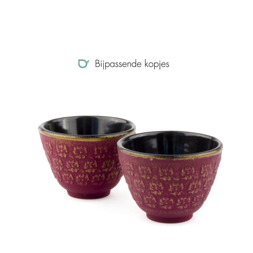 Bredemeijer - Giftset Shanghai 0,6L roze/goud