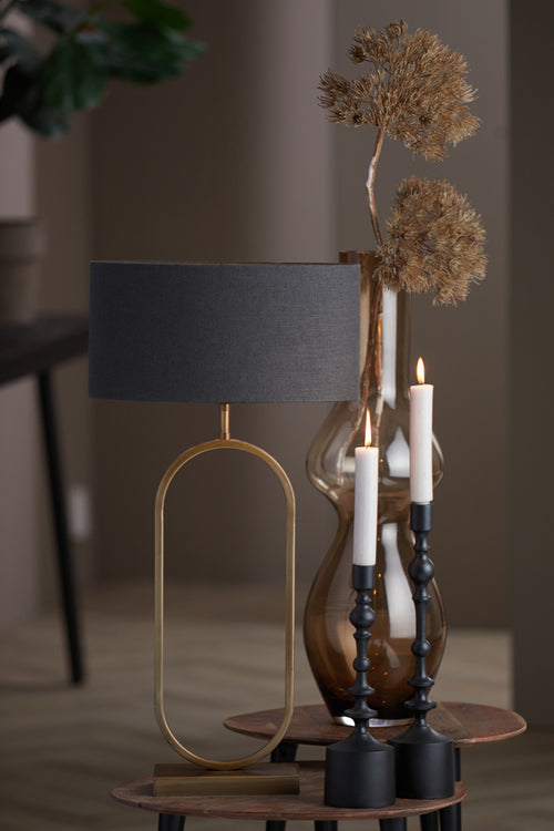 Light & Living lampenkap LIVIGNO - 38x17.5x19cm - grijs - vtwonen shop