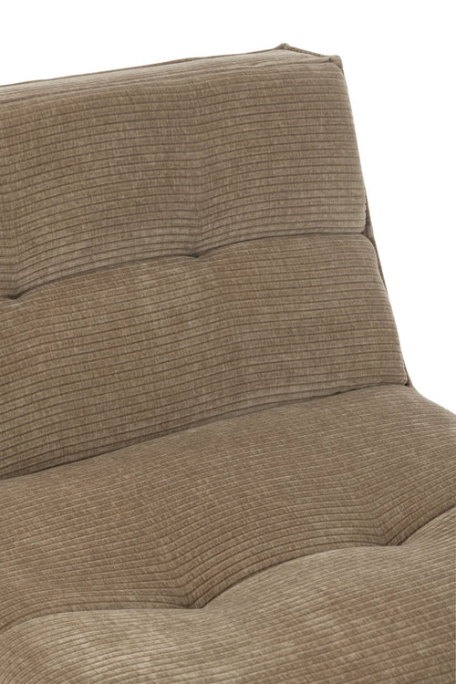 J-Line sofa Grid - populierenhout/schuim - donkertaupe