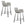 Zuiver Brit Barkrukken Beige - Set van 2