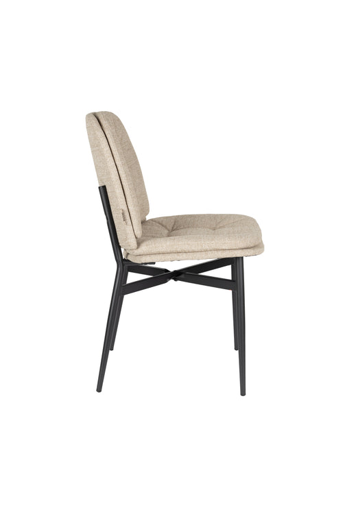 Dutchbone Jade Eetkamerstoelen Beige - Set van 2 - vtwonen shop