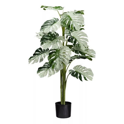Flourify kunstplant - Monstera Variegata Halfmoon - 115 cm - vtwonen shop
