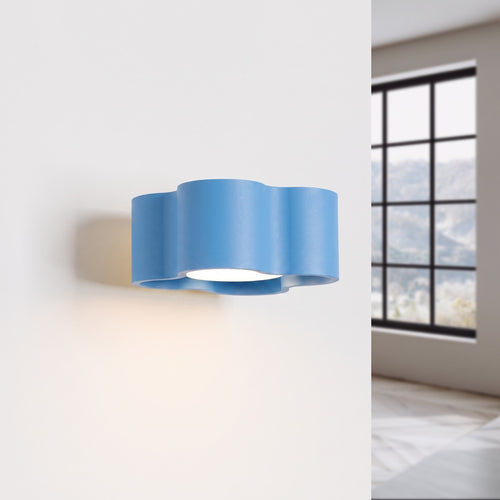 Sollux Lighting Wandlamp OVIO azuurblauw Gx53 - 12x14,5x6cm