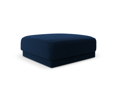 Micadoni Poef Miley flueel, koningsblauw - 90x90x40cm