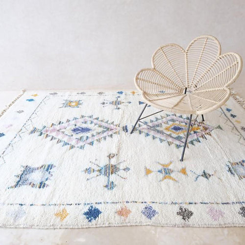 AFK Living vloerkleed Berber - handgemaakt - Wol - 80 cm x 240 cm