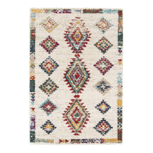 AFK Living vloerkleed Sirocco - shaggy - veelkleurig - 80 x 150 cm