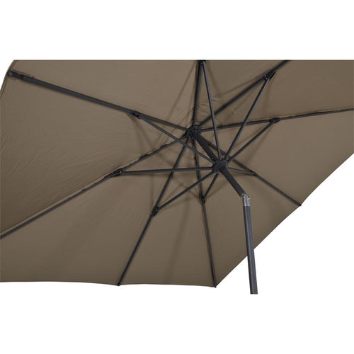 Lesli Living push-up parasol Libra - taupe - 250x250cm