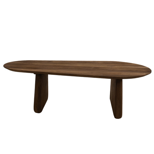 Giga Meubel Salontafel Femke Organisch - Mangohout - Bruin - 120x65x35cm - vtwonen shop