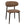 DÉJA Living Eetkamerstoel Skara - Beige/Walnoot - Set van 2