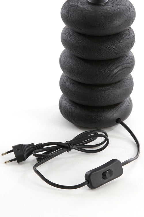 Light & Living lampvoet BUDONGO - Ø12x21cm - zwart