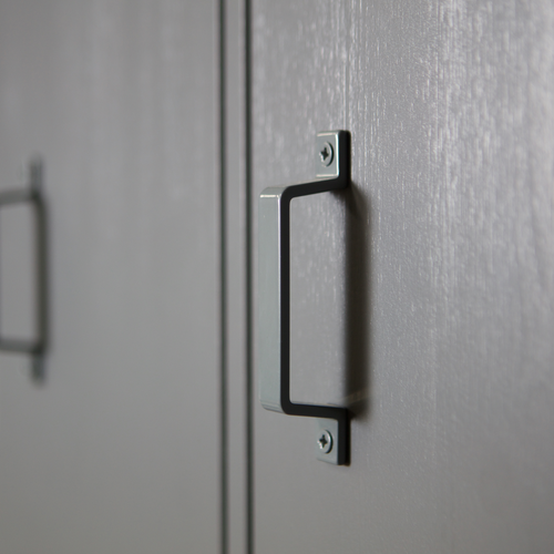 WOOOD kledingkast 2-deurs Stijn - Grenen - Staal Grijs - 103x187x40 - vtwonen shop