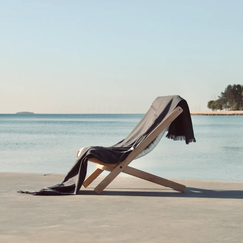 WAY strandlaken - 100 x 220 cm - Charcoal