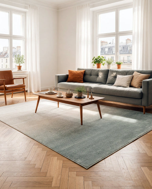 AFK Living vloerkleed Colorfield - zeer zacht - groen - 120 x 170 cm