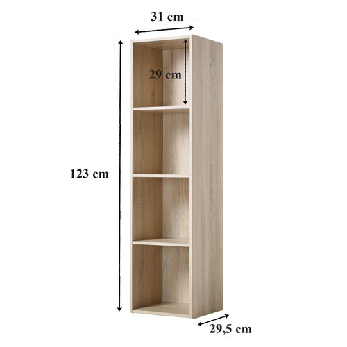Calicosy - Meubel met 4 vakken COMPO - 29.5x31.1x122.5 cm
