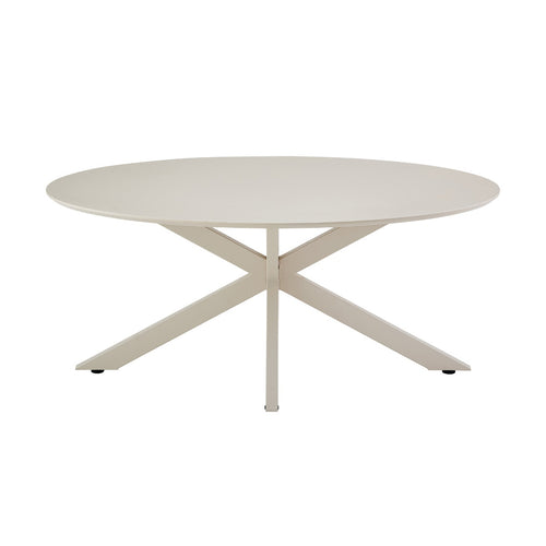 DÉJA Living Eettafel Gimo - Ovaal Beige HPL - 160x100x76cm