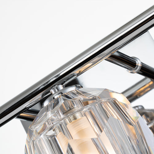 Elstead Quoizel Regalia Wandlamp Gepolijst Chroom, 3000K, IP44