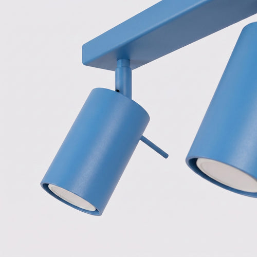 Sollux Lighting Plafondlamp RING 6L azuur - 118x6x16cm