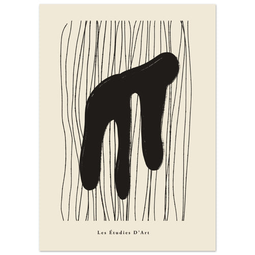 Artfulprints  Abstract - Les étudies d'art   poster 50x70 cm