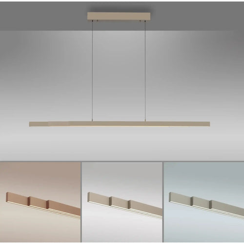 Paul Neuhaus hanglamp Adriana - 3 lichts - 179  x 150   cm - champagne - vtwonen shop