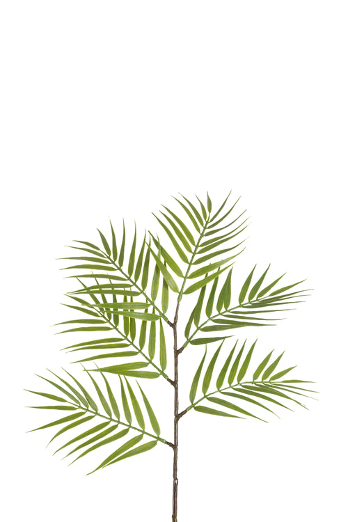 J-Line tak Bamboe - kunststof - groen - small - 12 stuks
