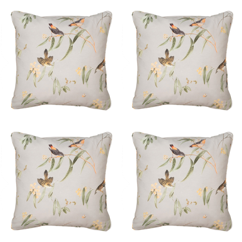 Madison sierkussen Aria - beige - 50x50x10cm - set van 4