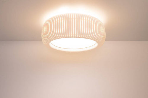 bpskoncept plafondlamp Oblo - wit kunststof - diffuser